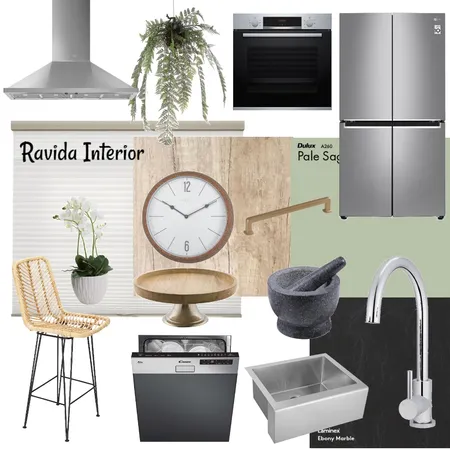 Sage Kitchen - Or Yam Interior Design Mood Board by Ravida-interior on Style Sourcebook