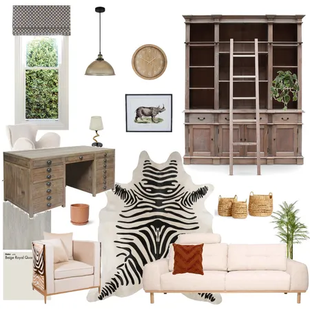 Afristyle Office Interior Design Mood Board by Blue Marble Interiors on Style Sourcebook