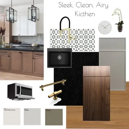 Sleek, Clean & Airy Kitchen Interior Design Mood Board by Ana Soares on Style Sourcebook