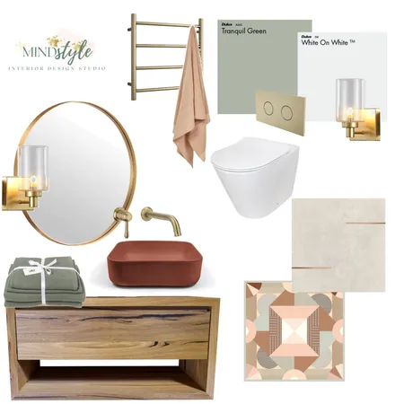 Project Randwick- Water Closet Oomph!! Interior Design Mood Board by Shelly Thorpe for MindstyleCo on Style Sourcebook