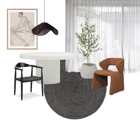 Modern monochrome + rust Interior Design Mood Board by Studio Winslow on Style Sourcebook