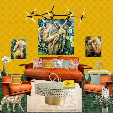 Eclectic Living Room Design by Malak Benzenberg Interior Design Mood Board by Malak_Benzenberg on Style Sourcebook