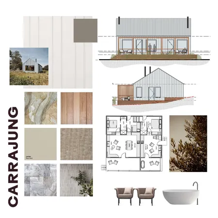 Carrajung Estate - Vine Cottages Interior Design Mood Board by Rebeka | BuildHer Collective on Style Sourcebook