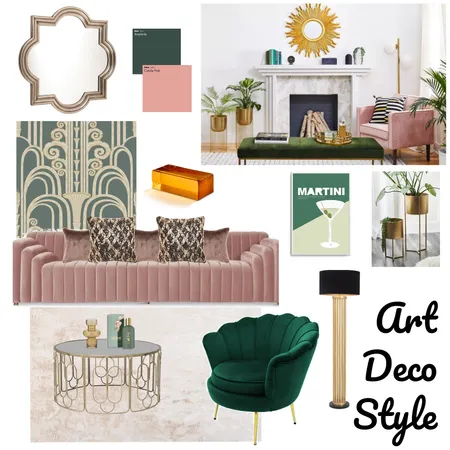 art deco Interior Design Mood Board by charmainet on Style Sourcebook