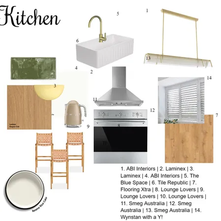 Kitchen Sample Board Interior Design Mood Board by KerryW on Style Sourcebook