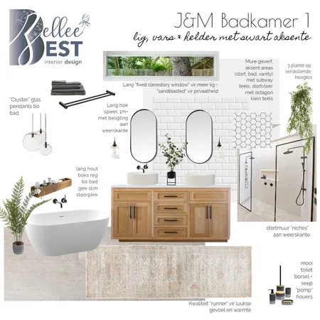 M&J Stoffels badkamer 1 Interior Design Mood Board by Zellee Best Interior Design on Style Sourcebook