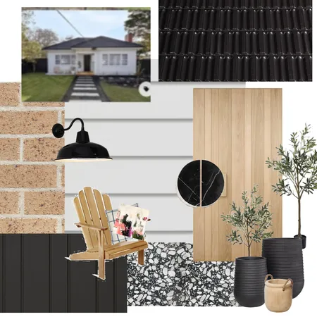 Post War Monochrome Interior Design Mood Board by Complete Home Style on Style Sourcebook