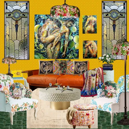 Eclectic Living Room Design by Malak Benzenberg Interior Design Mood Board by Malak_Benzenberg on Style Sourcebook
