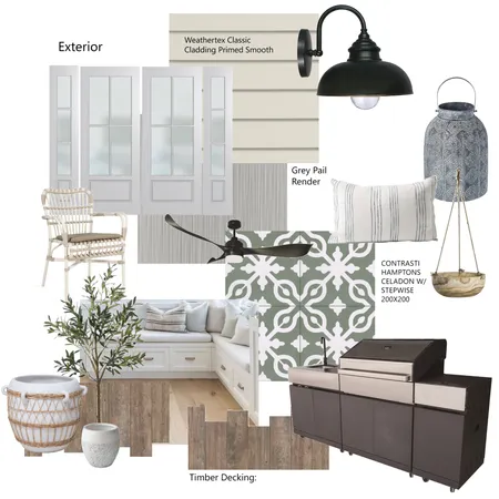 Hampton House Exterior Interior Design Mood Board by Chelsea.yuexi on Style Sourcebook
