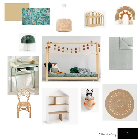 Chambre mixte enfants #1 Interior Design Mood Board by elisa on Style Sourcebook