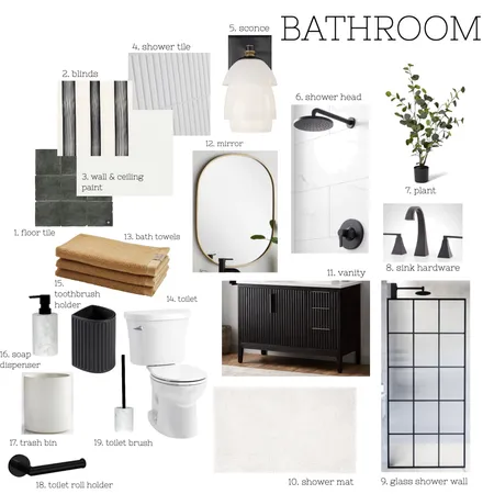 BATHROOM Interior Design Mood Board by Seramott on Style Sourcebook
