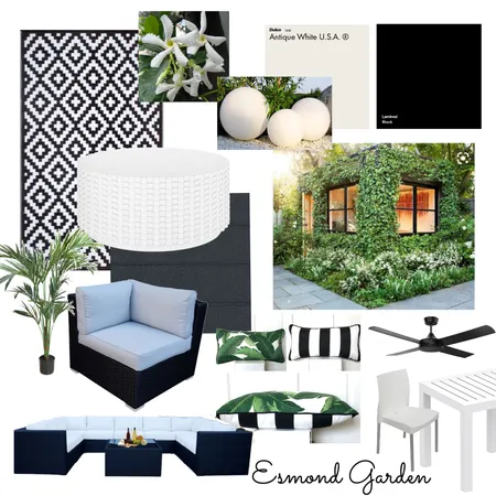 Esmond Garden Interior Design Mood Board by Amélia Davis Art & Design on Style Sourcebook