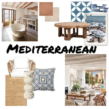 Mediterranean Mood Board Interior Design Mood Board by lebarton on Style Sourcebook