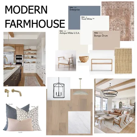 Modern Farmhouse Module 3 assignment Interior Design Mood Board by walterfam40@gmail.com on Style Sourcebook