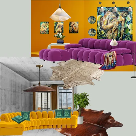 Eclectic Living Room Design_Malak Benzenberg Interior Design Mood Board by Malak_Benzenberg on Style Sourcebook