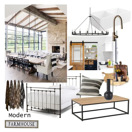 Modern Farmhouse Interior Design Mood Board by NPhilpDesigns on Style Sourcebook