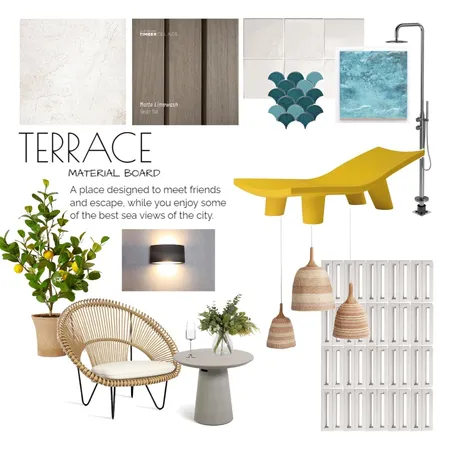 TERRACE MOOD BOARD Interior Design Mood Board by antriruiz on Style Sourcebook