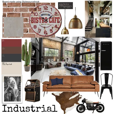 Industrial Interior Design Mood Board by Metric Interiors By Kylie on Style Sourcebook