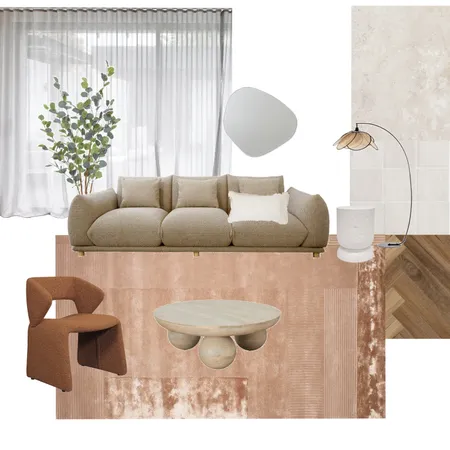 Pink + Rust Interior Design Mood Board by Studio Winslow on Style Sourcebook