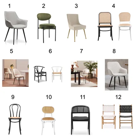 Dining Chairs Interior Design Mood Board by Chantelborg1314 on Style Sourcebook