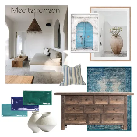 Mediterranean Interior Design Mood Board by NPhilpDesigns on Style Sourcebook