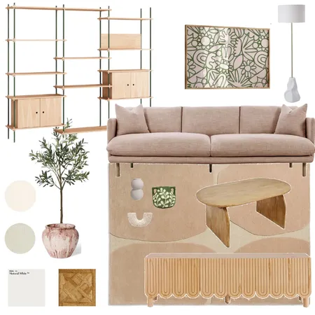 Living Room Sample Board Interior Design Mood Board by Foxtrot Interiors on Style Sourcebook