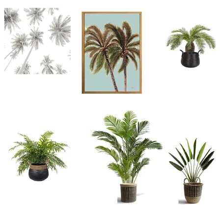 Tropical Moodboard plants Interior Design Mood Board by iheartrenovations on Style Sourcebook