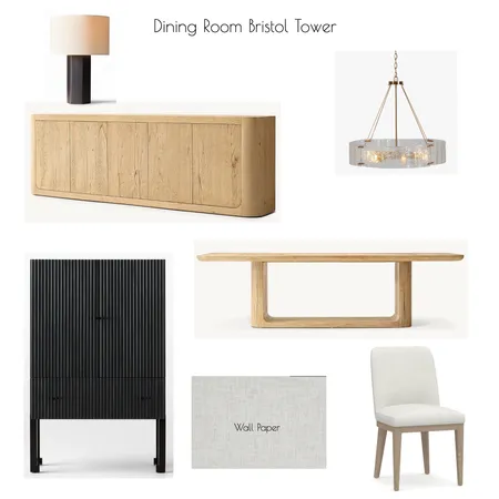 Dining Room Option 5 - Bristol Tower 2005 Interior Design Mood Board by GV Studio on Style Sourcebook