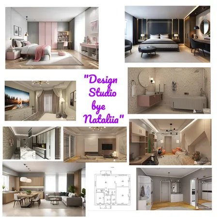 "Design Studio bye Nataliia" Interior Design Mood Board by Nataliia Yakubovych on Style Sourcebook