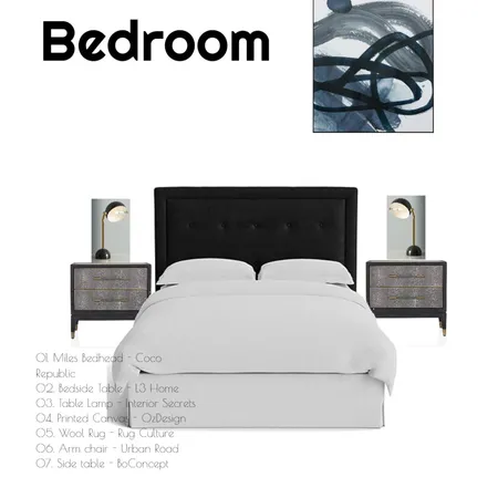 Bedroom Interior Design Mood Board by DoubleBun on Style Sourcebook