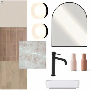 Contemporary Bathroom - Pinks Interior Design Mood Board by Lighting Illusions Skygate on Style Sourcebook