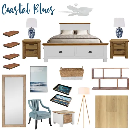 Coastal Blues Interior Design Mood Board by Amber Fryza on Style Sourcebook
