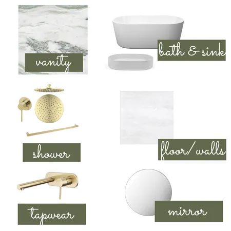 bathroom Interior Design Mood Board by nlameree on Style Sourcebook