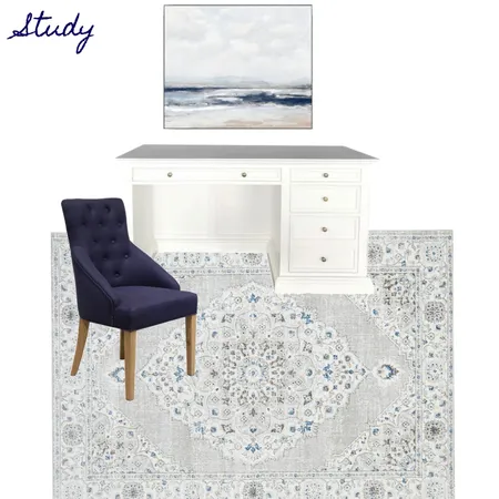 Newington Study Interior Design Mood Board by Style My Home - Hamptons Inspired Interiors on Style Sourcebook