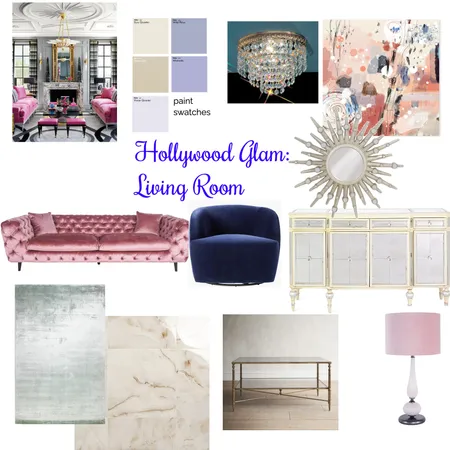Hollywood Glam Interior Design Mood Board by aaronglover99 on Style Sourcebook