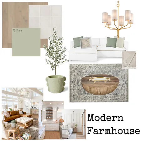 Modern Farmhouse Interior Design Mood Board by AbbeyBrooks on Style Sourcebook