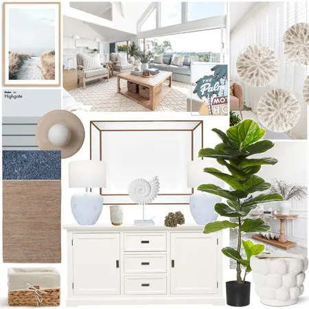 Mod. 3: Hamptons Interior Design Mood Board by Gab on Style Sourcebook