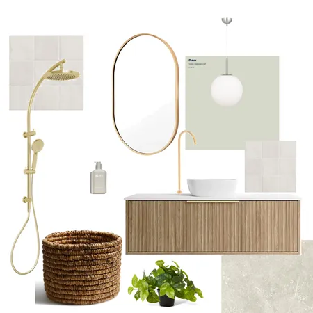 Salle de bain Ton vert Interior Design Mood Board by stephb on Style Sourcebook