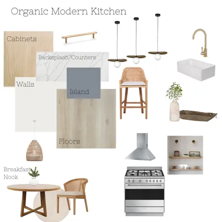 Organic Modern Kitchen Interior Design Mood Board by HannahC on Style Sourcebook