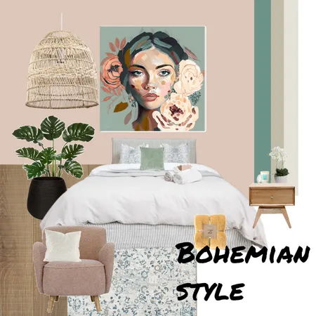 Module 3 Bohemian style look Interior Design Mood Board by DamarisBrown14 on Style Sourcebook