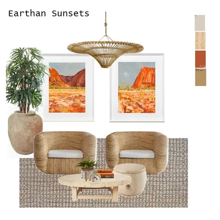 Earthan Sunsets Interior Design Mood Board by St. Barts Interiors on Style Sourcebook