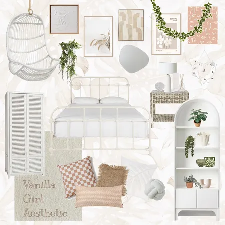 vanilla girl aesthetic room Interior Design Mood Board by Pitoti on Style Sourcebook
