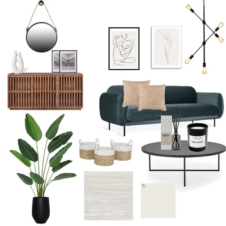 Living Interior Design Mood Board by Belensabadell on Style Sourcebook