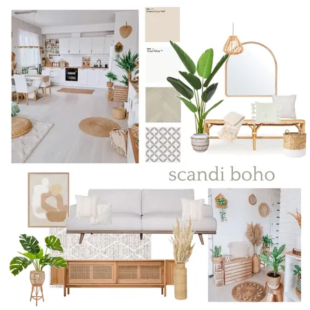 Scandi Boho Interior Design Mood Board by kamilaswiderskax on Style Sourcebook