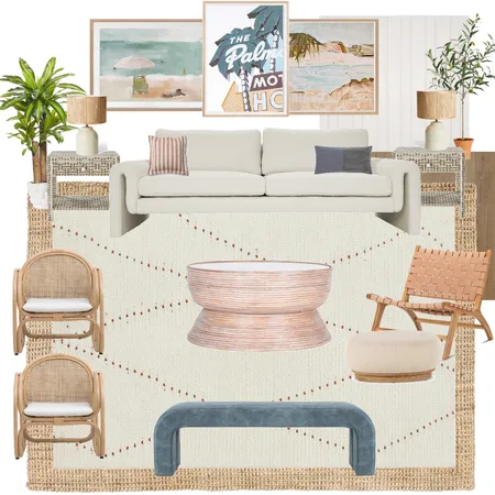 Beachy Living Room Interior Design Mood Board by westofhere on Style Sourcebook