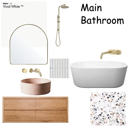 Main Bathroom Interior Design Mood Board by Lauren Newman on Style Sourcebook