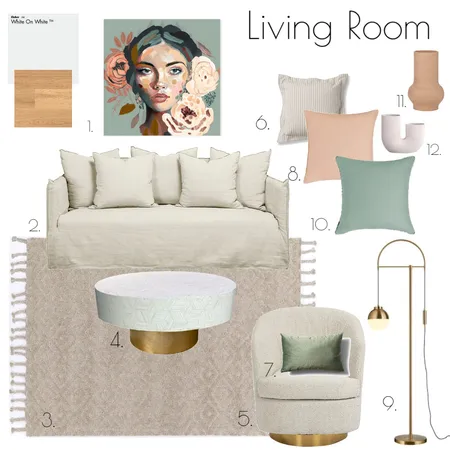 Living Room Interior Design Mood Board by Carli@HunterInteriorStyling on Style Sourcebook