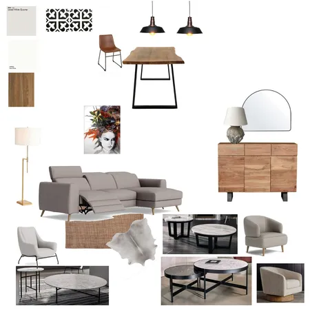 LoungeDining Interior Design Mood Board by blackmortar on Style Sourcebook