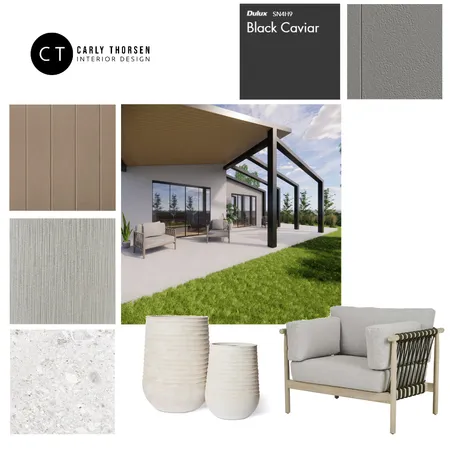 Guest House Exterior Interior Design Mood Board by Carly Thorsen Interior Design on Style Sourcebook