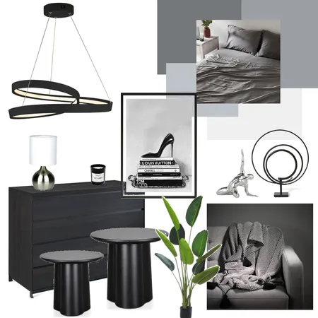 Dark Bedroom Interior Design Mood Board by Jayden Nel on Style Sourcebook